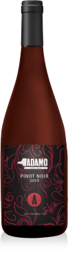2015 Pinot Noir wine at Adamo Estate Winery