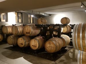 wine barrel room