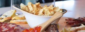 mista board with food
